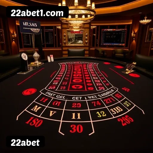 Jogos de Mesa Premium 22abet - Blackjack, Roleta, Baccarat